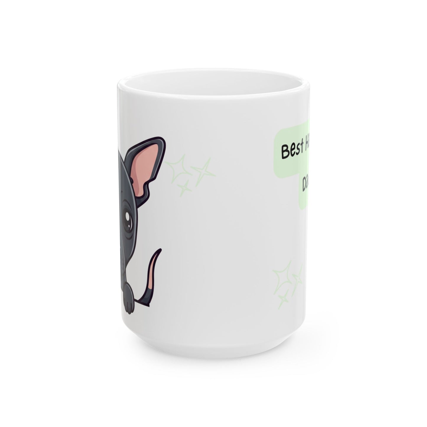 Peruvian Hairless Peek-a-Boo Mug | Best Hairless Dog Daddy Gift