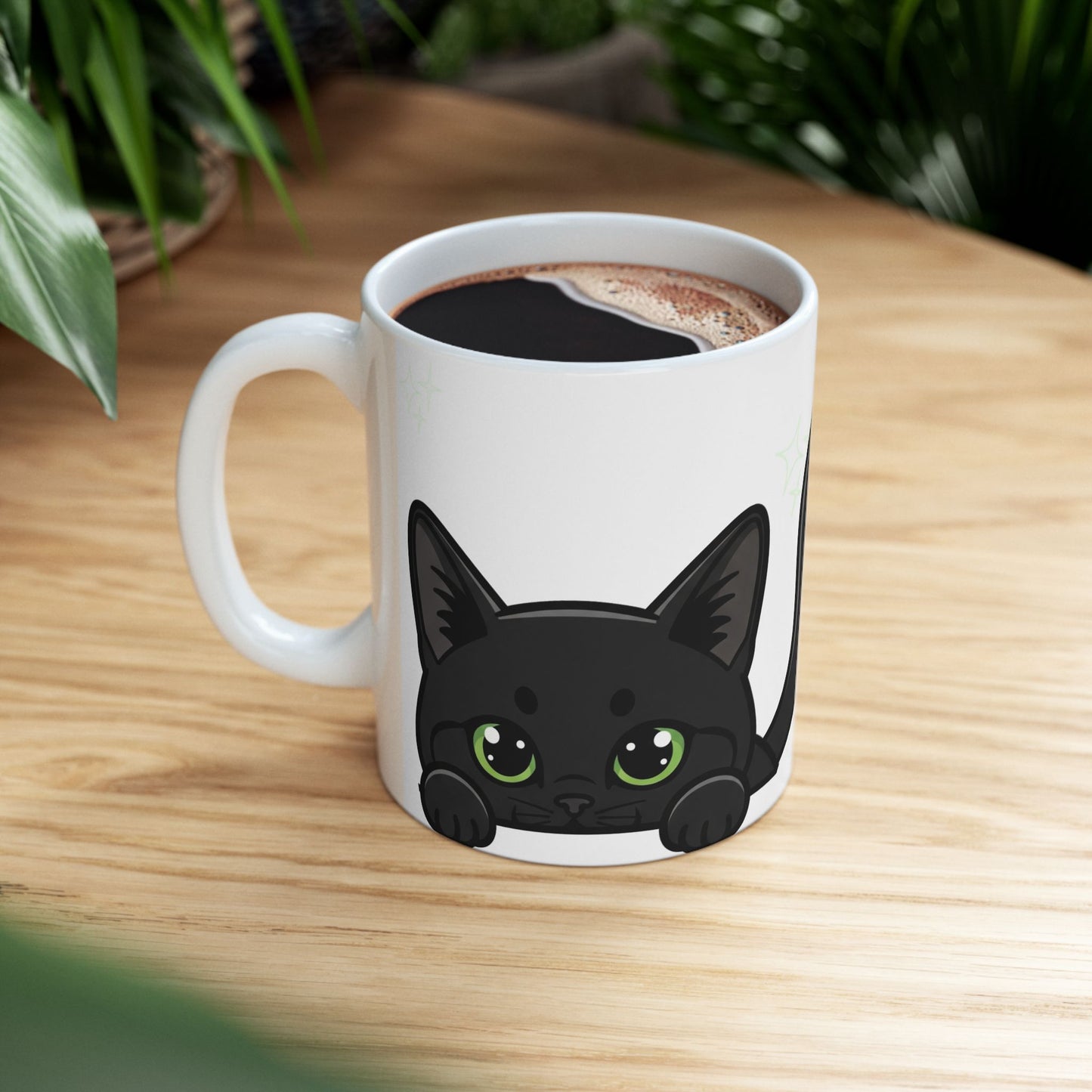 Cat Peek-a-Boo Mug | Best Cat Daddy Gift