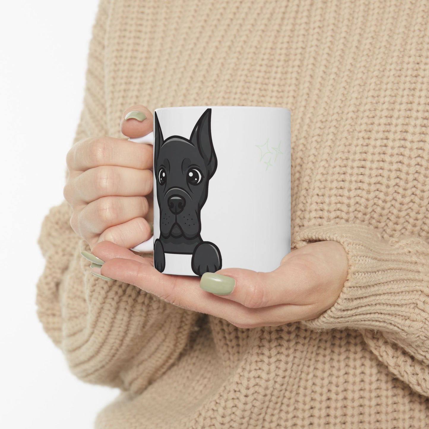 Great Dane Peek-a-Boo Mug | Best Great Dane Daddy Gift