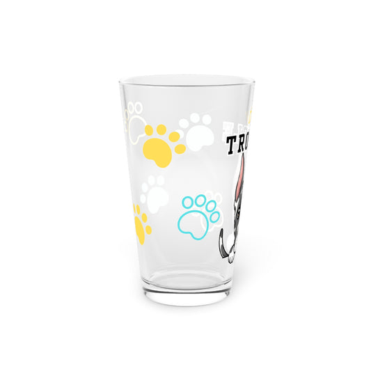 Great Dane Tiny Trouble Pint Glass