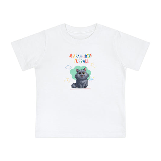 Persian Cat Favorite Furball Baby Tee