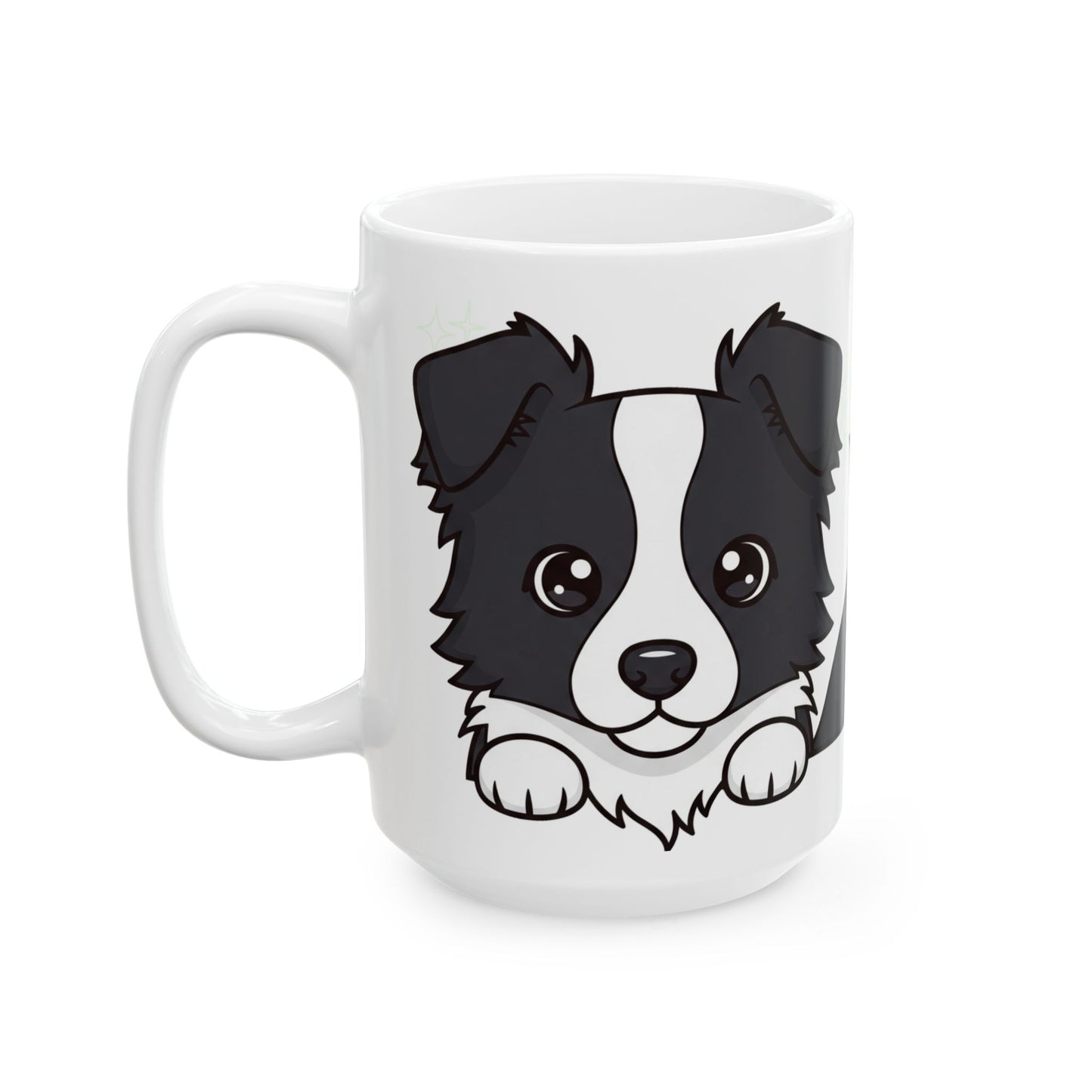 Border Collie Peek-a-Boo Mug | Best Border Collie Mama Gift