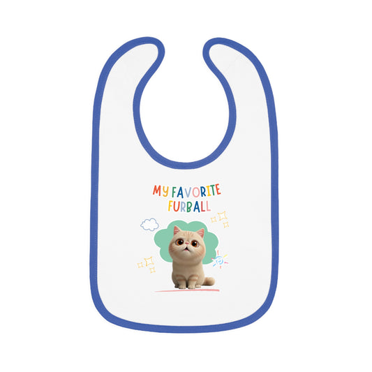 Exotic Shorthair Favorite Furball Baby Bib