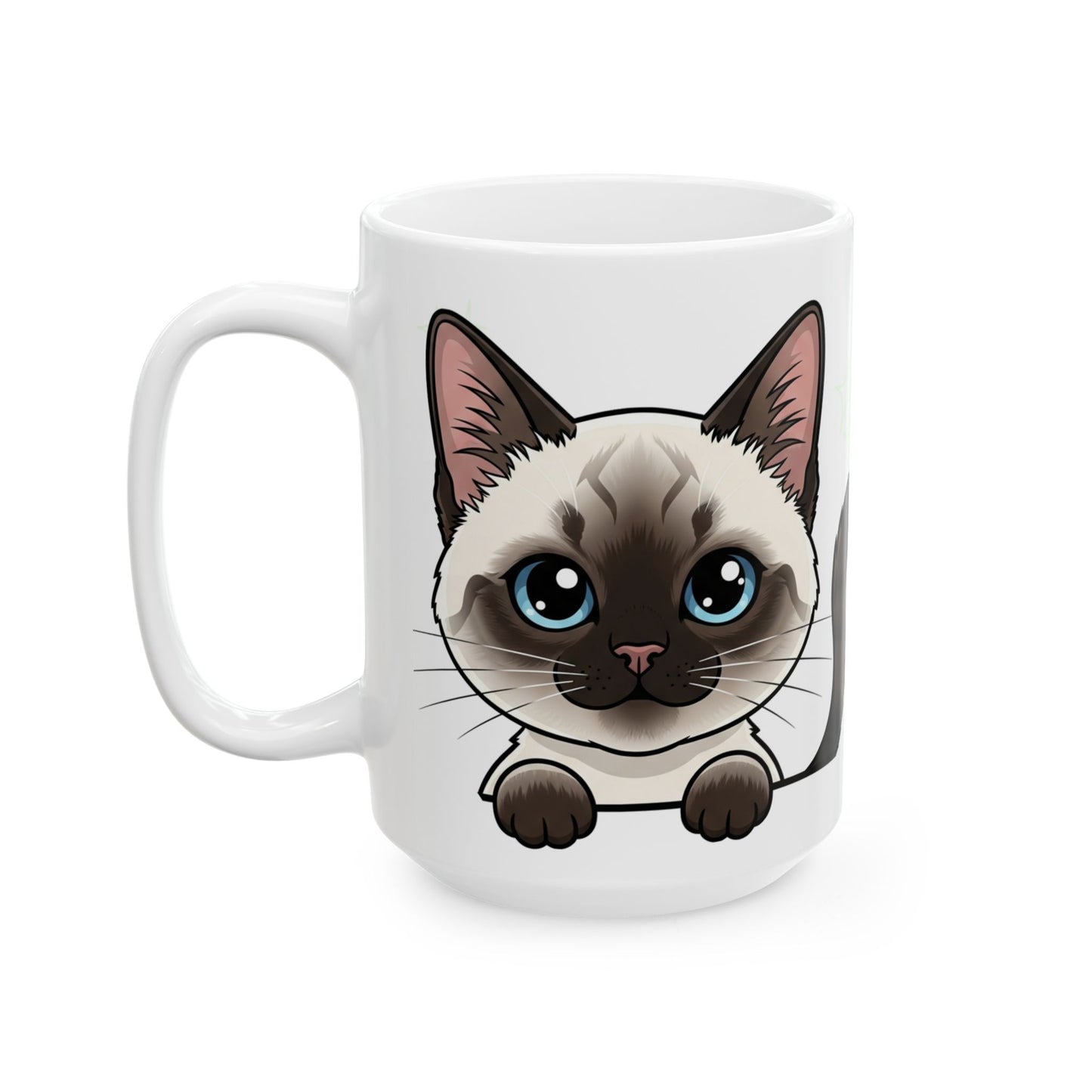Siamese Peek-a-Boo Mug | Best Siamese Daddy Gift