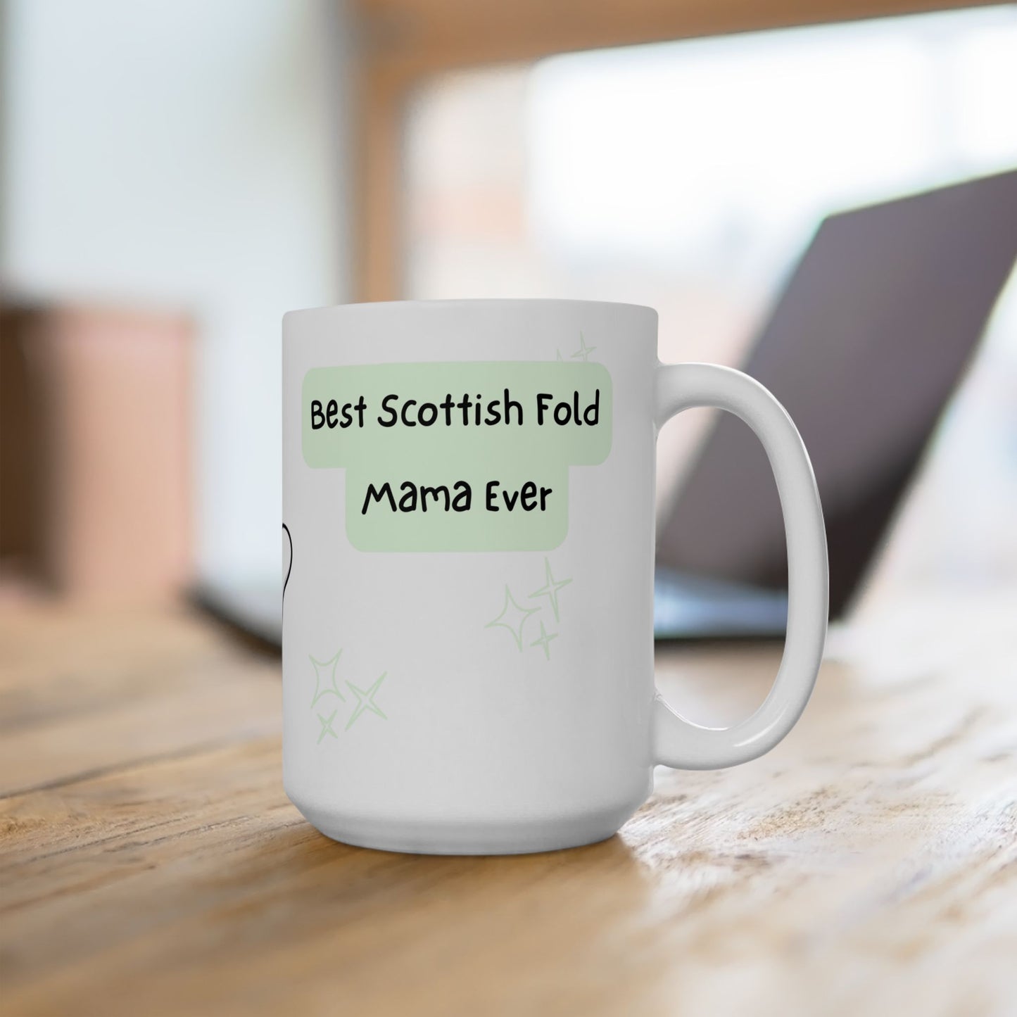 Scottish Fold Peek-a-Boo Mug | Best Scottish Fold Mama
