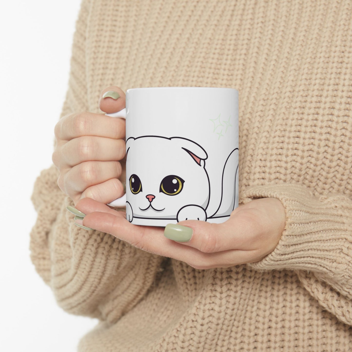 Scottish Fold Peek-a-Boo Mug | Best Scottish Fold Daddy