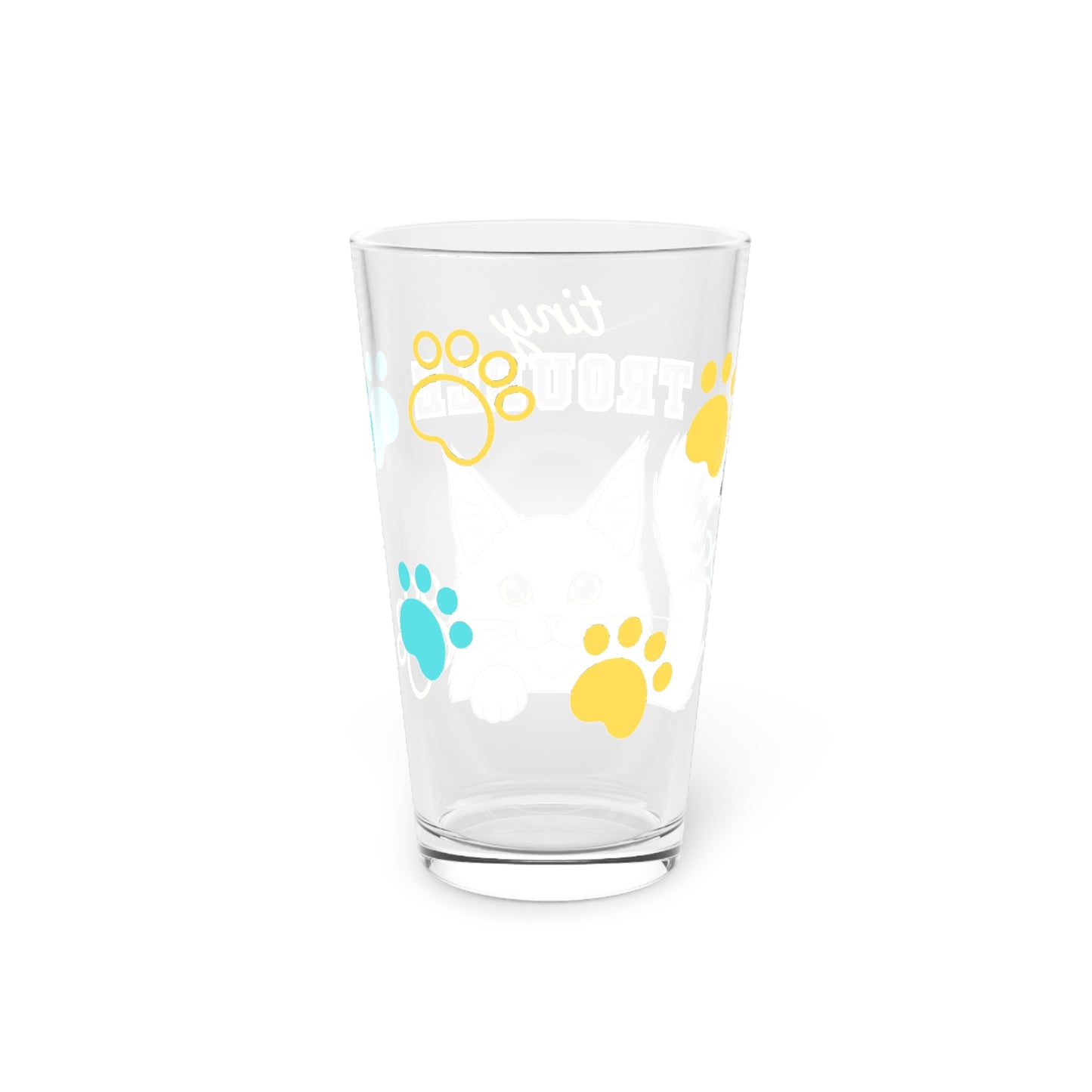 Maine Coon Tiny Trouble Pint Glass