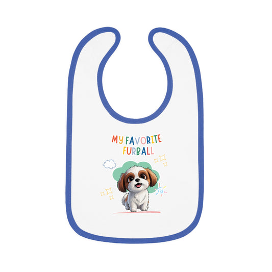 Shih Tzu Favorite Furball Baby Bib
