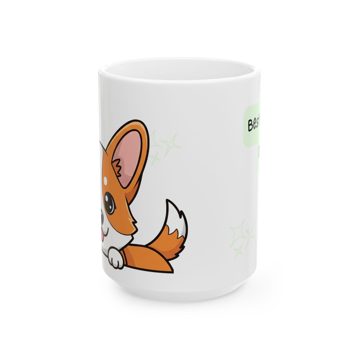 Corgi Peek-a-Boo Mug | Best Corgi Daddy Gift