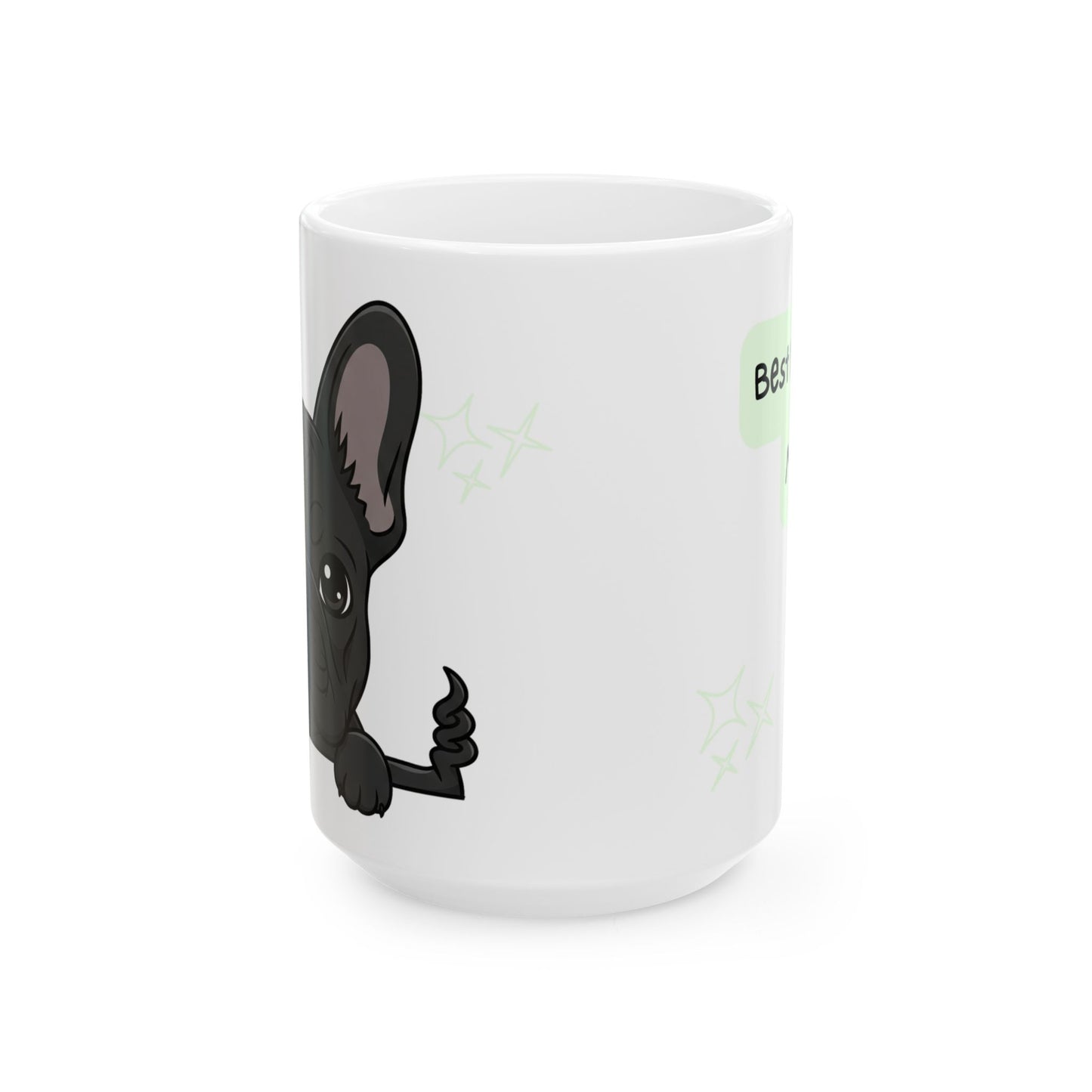 French Bulldog Peek-a-Boo Mug | Best Frenchie Mama Gift