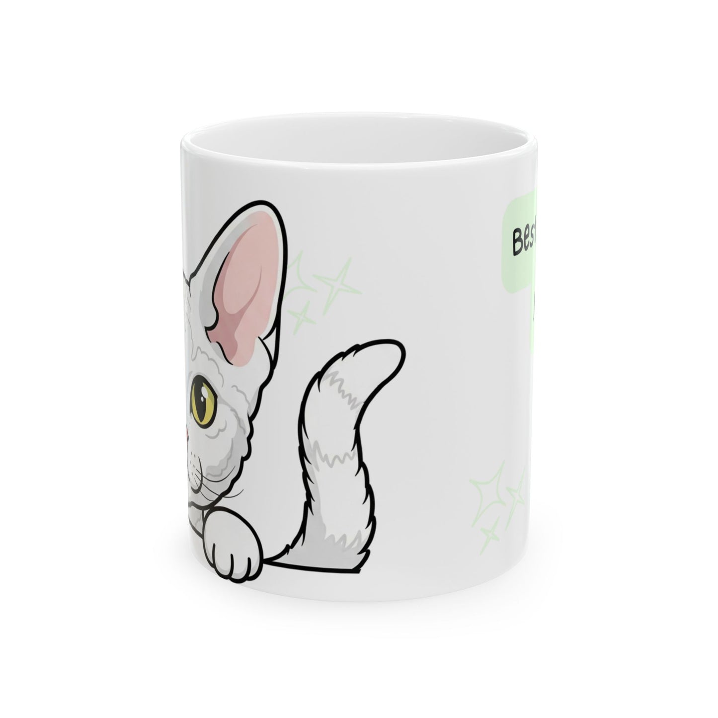 Devon Rex Peek-a-Boo Mug | Best Devon Rex Mama Gift