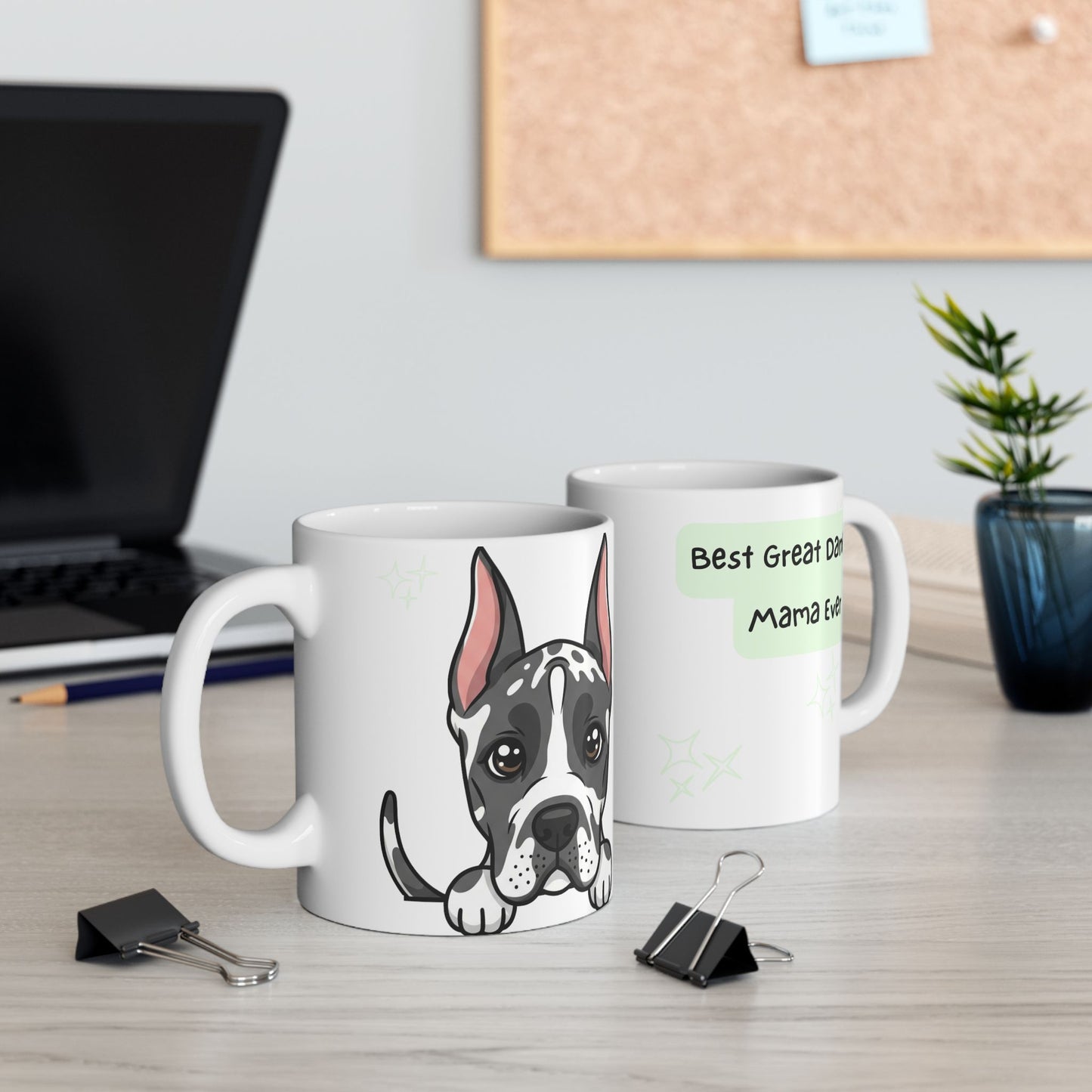 Great Dane Peek-a-Boo Mug | Best Great Dane Mama Gift