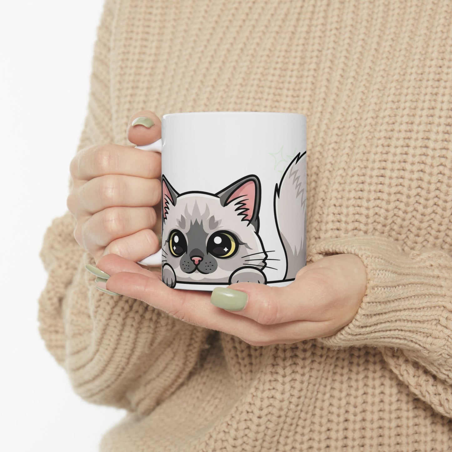 Ragdoll Peek-a-Boo Mug | Best Ragdoll Mama Gift