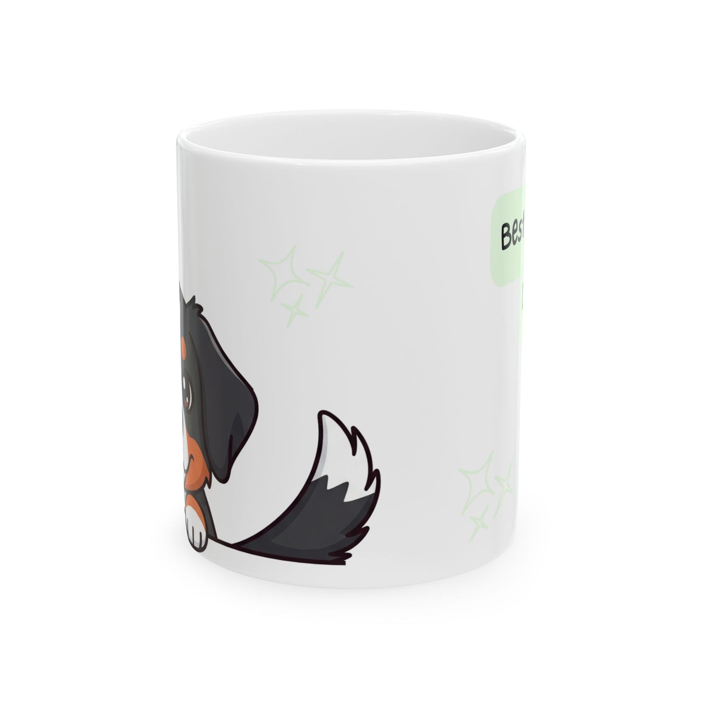 Bernese Mountain Dog Peek-a-Boo Mug | Best Berner Daddy
