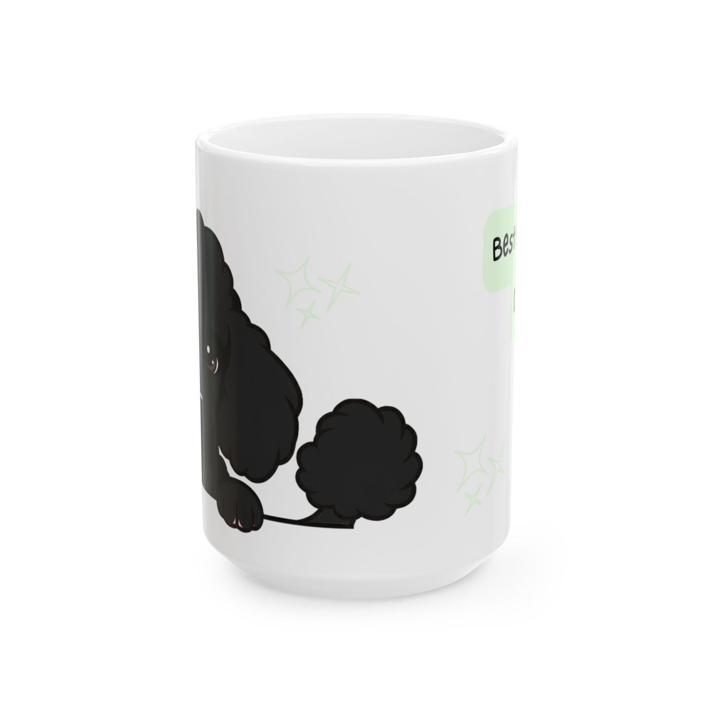 Poodle Peek-a-Boo Mug | Best Poodle Daddy Gift