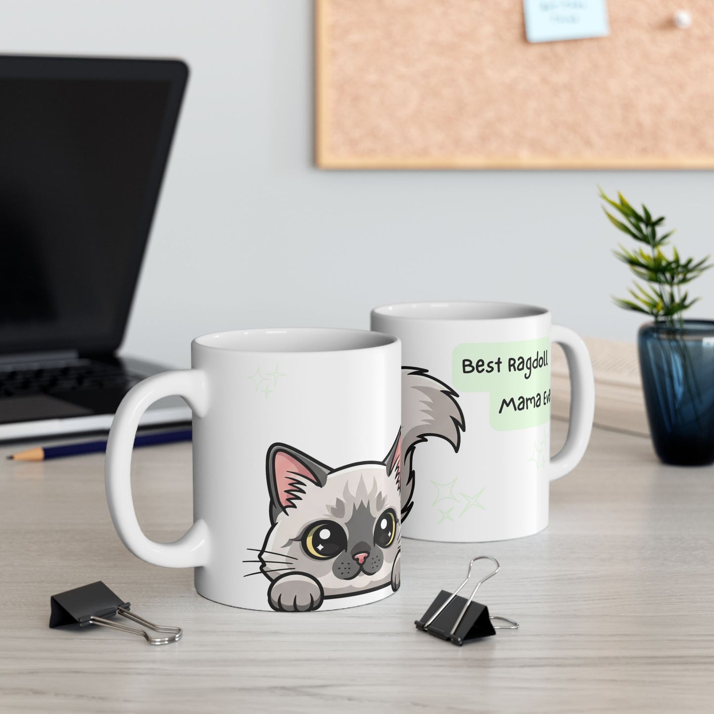 Ragdoll Peek-a-Boo Mug | Best Ragdoll Mama Gift