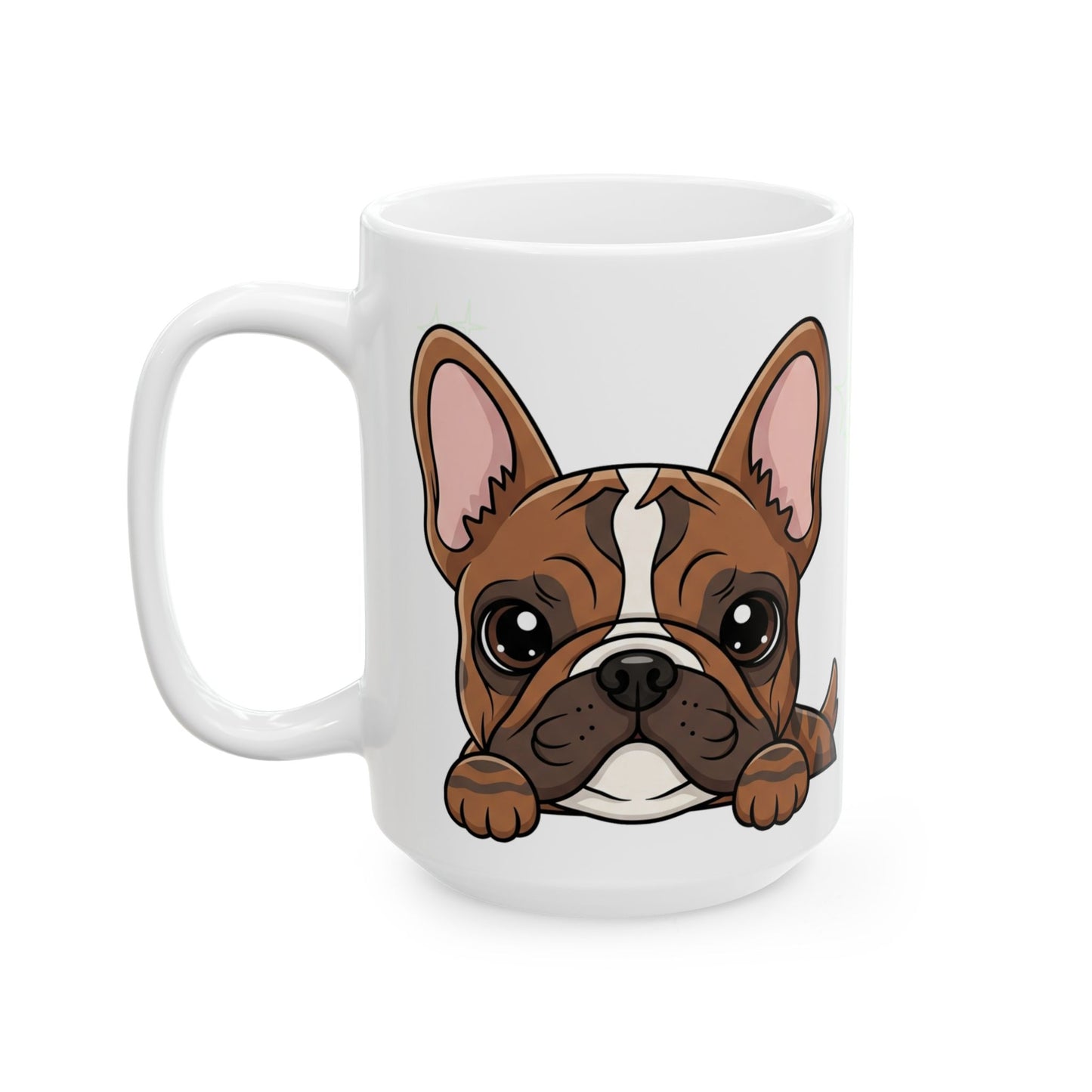 French Bulldog Peek-a-Boo Mug | Best Frenchie Daddy Gift