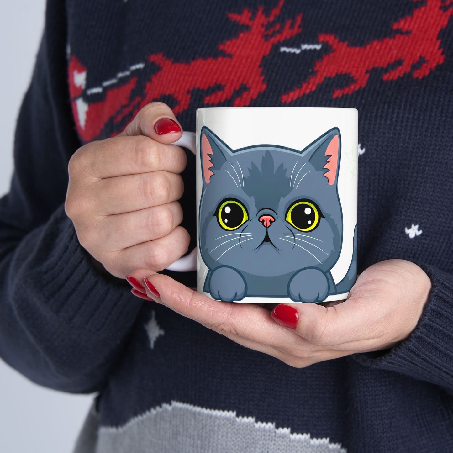 Exotic Shorthair Peek-a-Boo Mug | Best Exotic Shorthair Mama