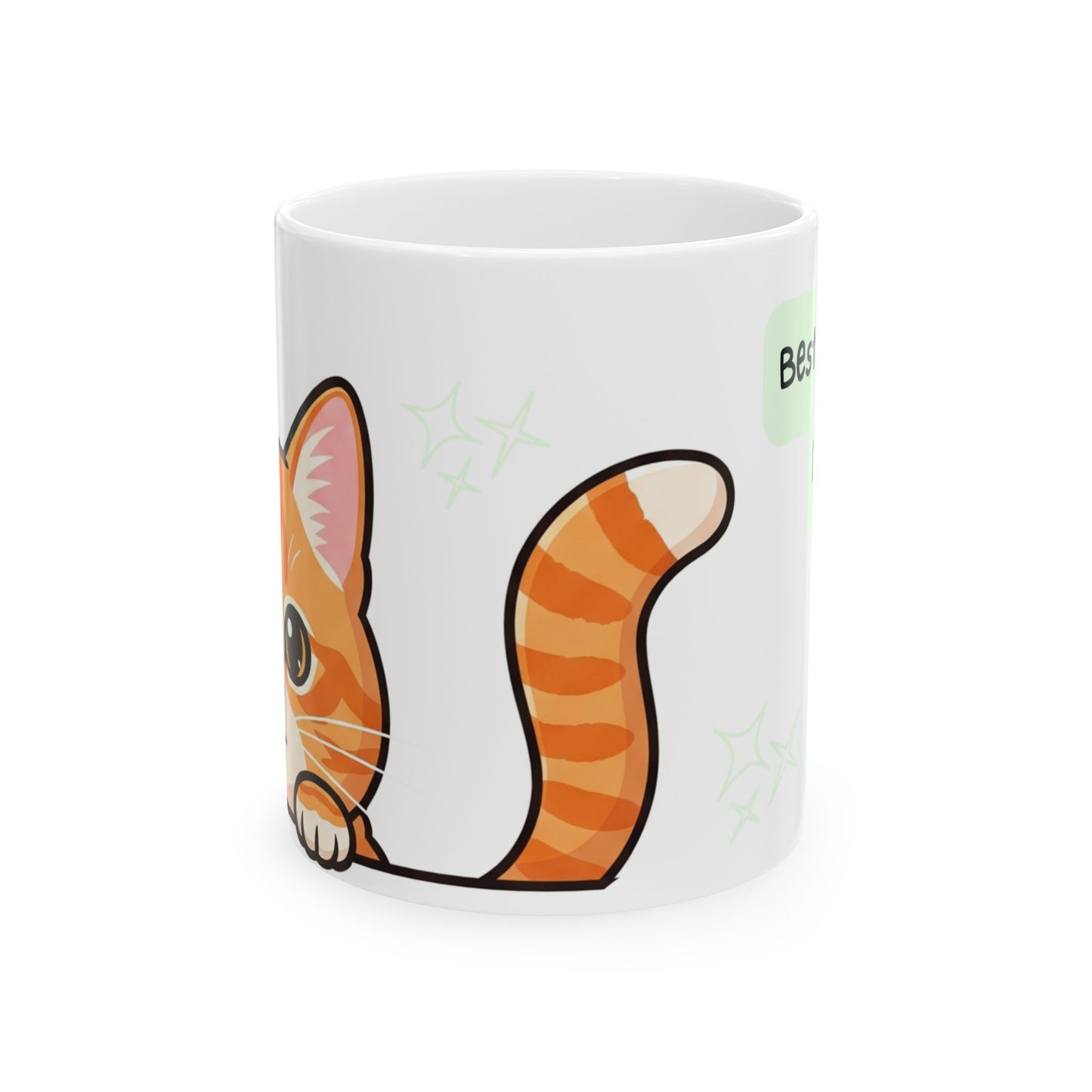 Cat Peek-a-Boo Mug | Best Cat Daddy Gift