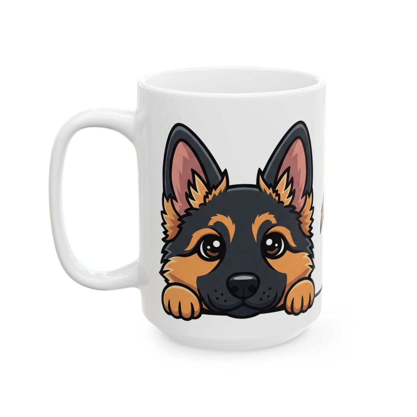German Shepherd Peek-a-Boo Mug | Best German Shepherd Mama