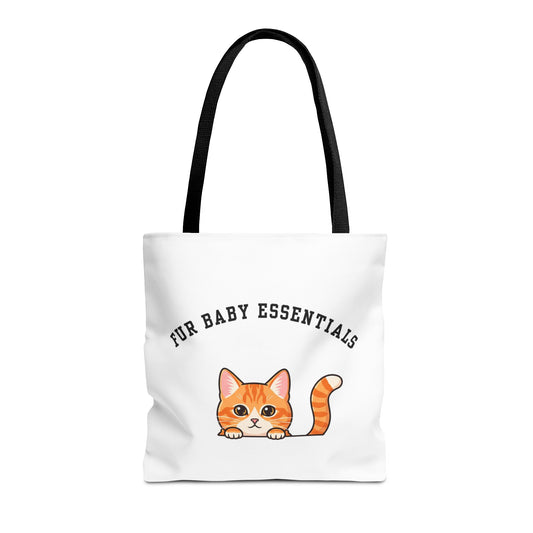 Short hair orange tabby cat FurBaby Tote Bag
