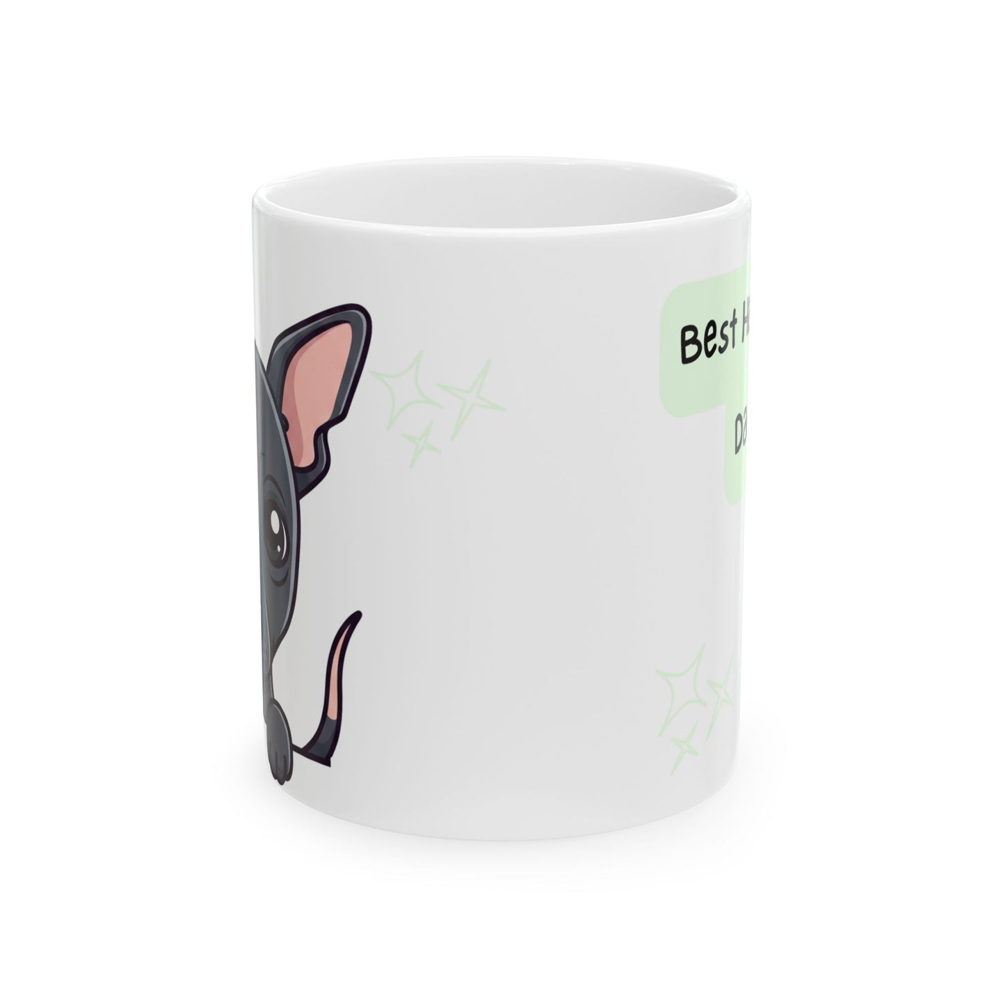 Peruvian Hairless Peek-a-Boo Mug | Best Hairless Dog Daddy Gift