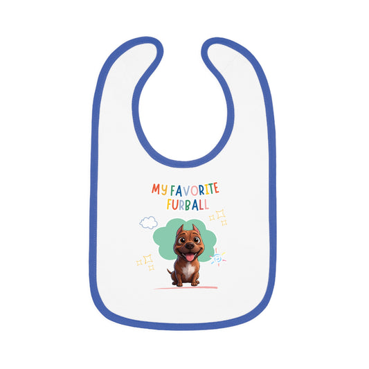 Pitbull Favorite Furball Baby Bib
