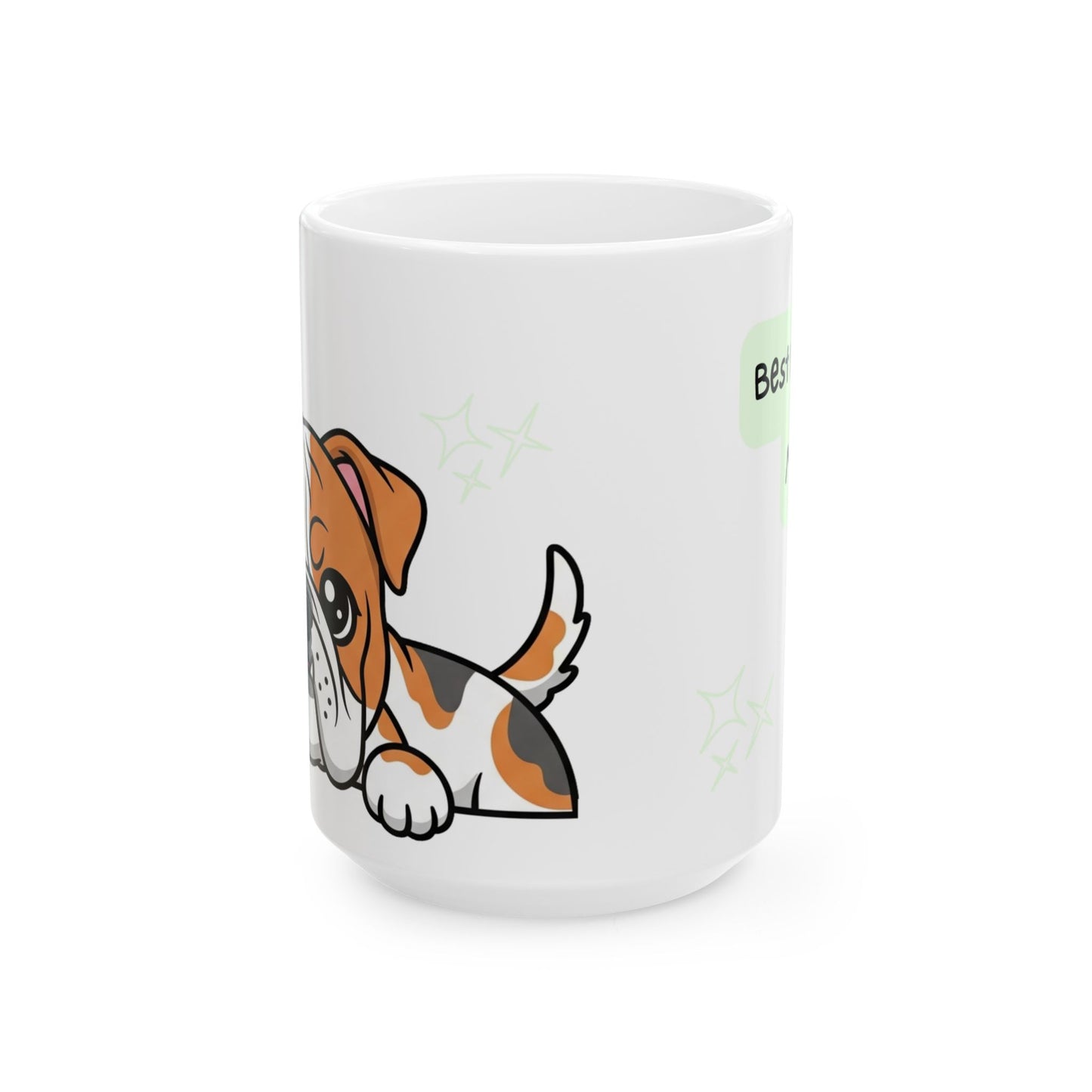 Bulldog Peek-a-Boo Mug | Best Bulldog Mama Gift