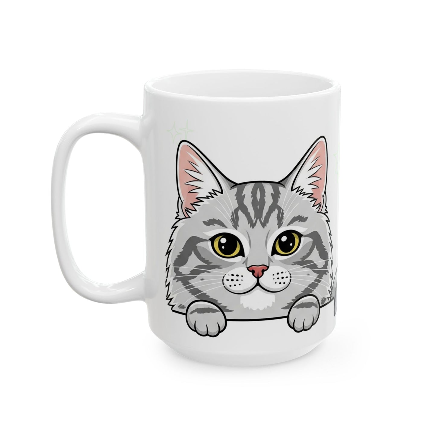 Cat Peek-a-Boo Mug | Best Cat Daddy Gift
