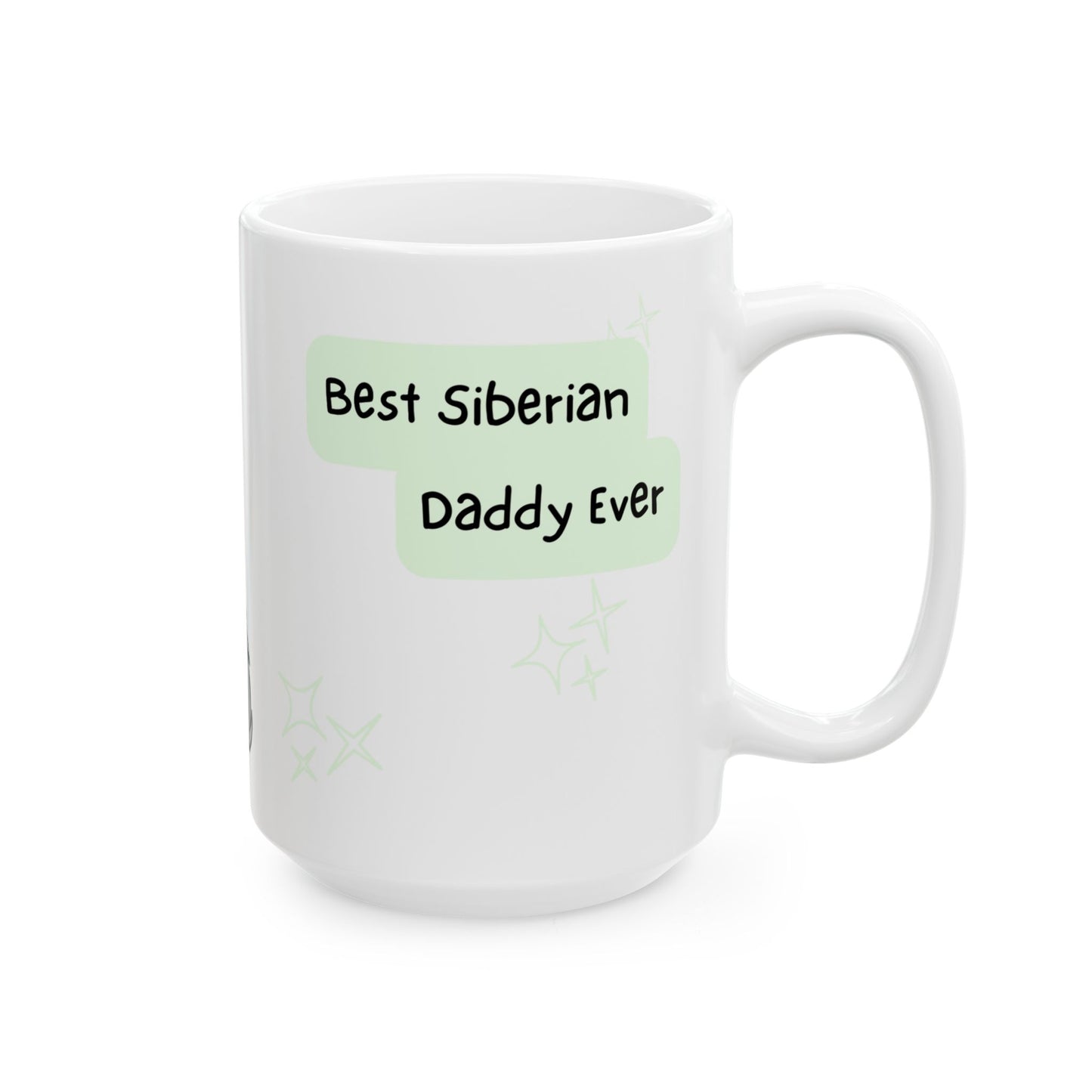 Siberian Peek-a-Boo Mug | Best Daddy Gift