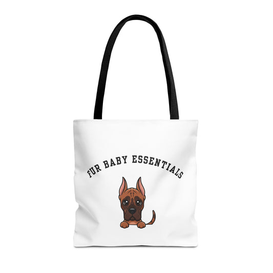 Great Dane FurBaby Tote Bag