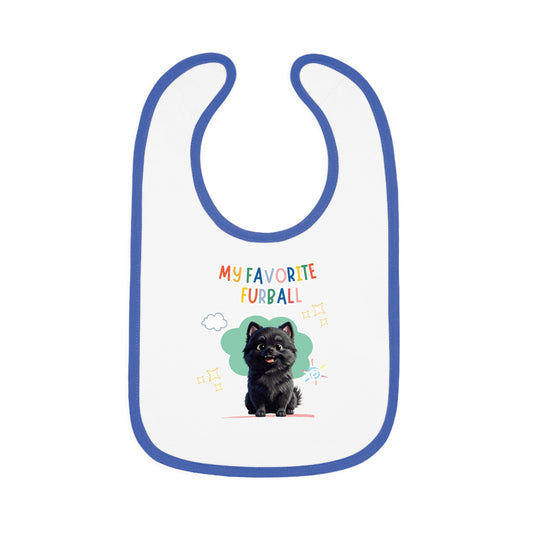 Pomeranian Favorite Furball Baby Bib