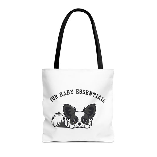 Papillon FurBaby Tote Bag