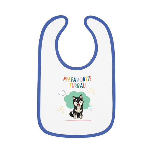 Shiba Favorite Furball Baby Bib