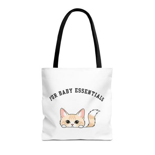 Short hair cream cat FurBaby Tote Bag