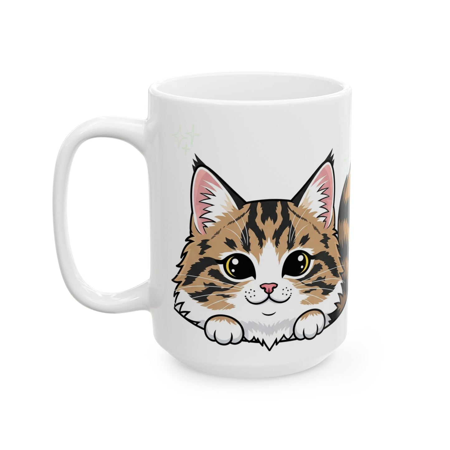 Norwegian Forest Cat Peek-a-Boo Mug | Best Norwegian Forest Mama Gift