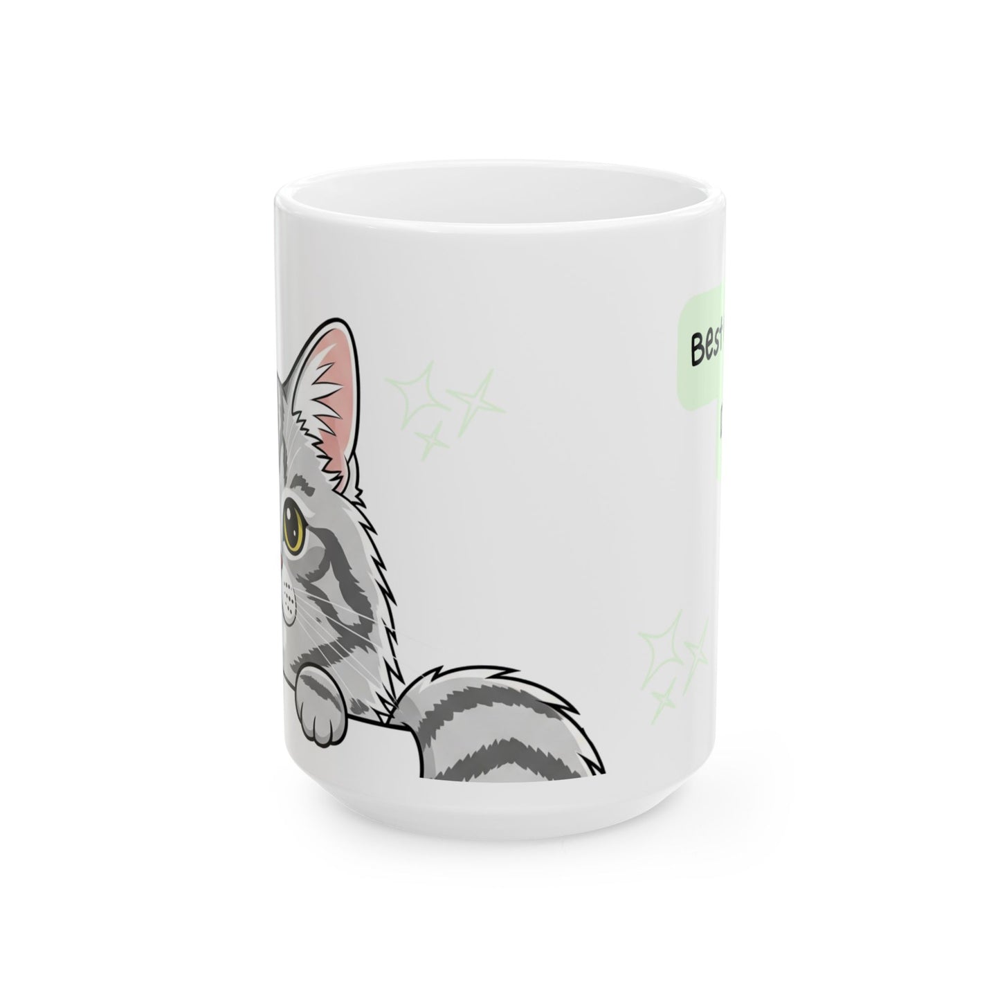 Cat Peek-a-Boo Mug | Best Cat Daddy Gift
