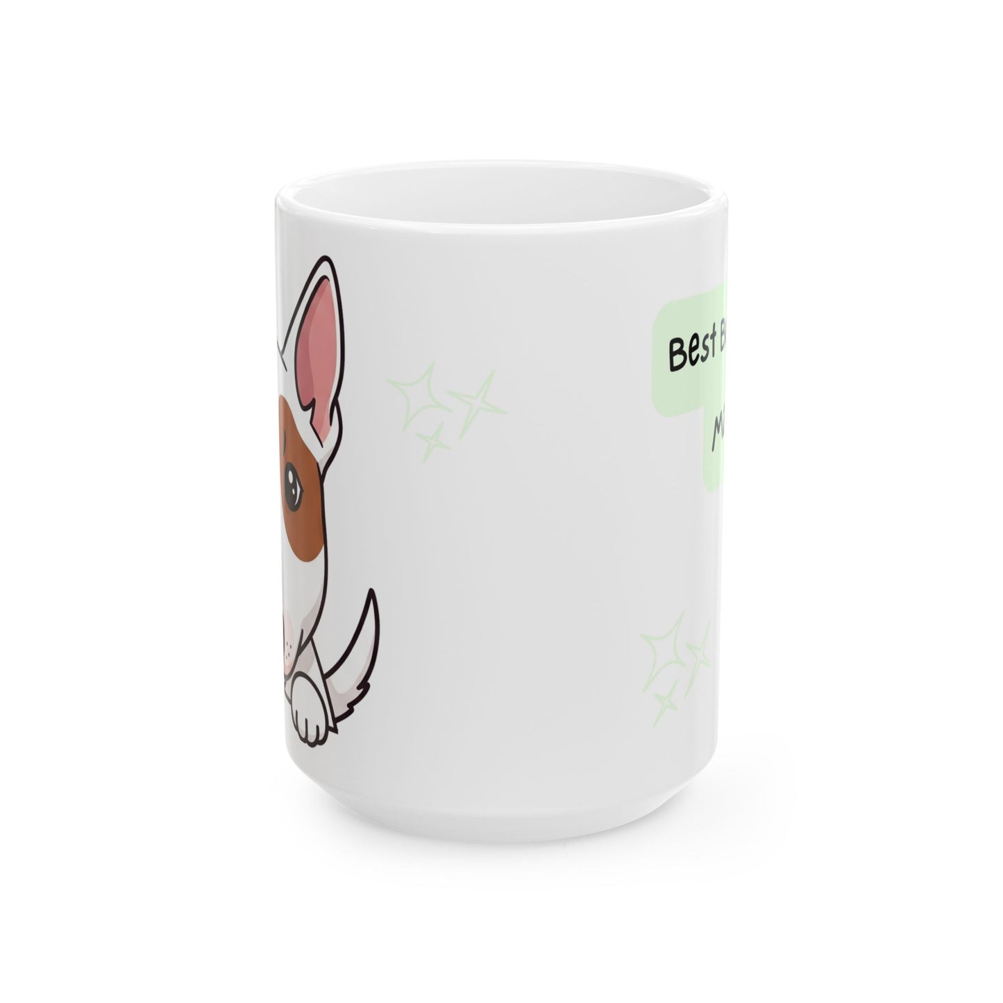 Bull Terrier Peek-a-Boo Mug | Best Bull Terrier Mama Gift