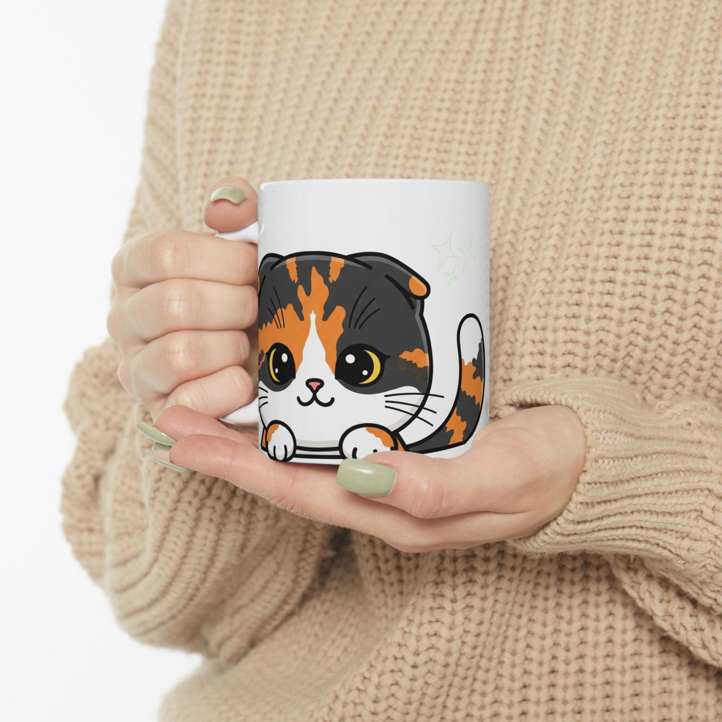 Scottish Fold Peek-a-Boo Mug | Best Scottish Fold Daddy