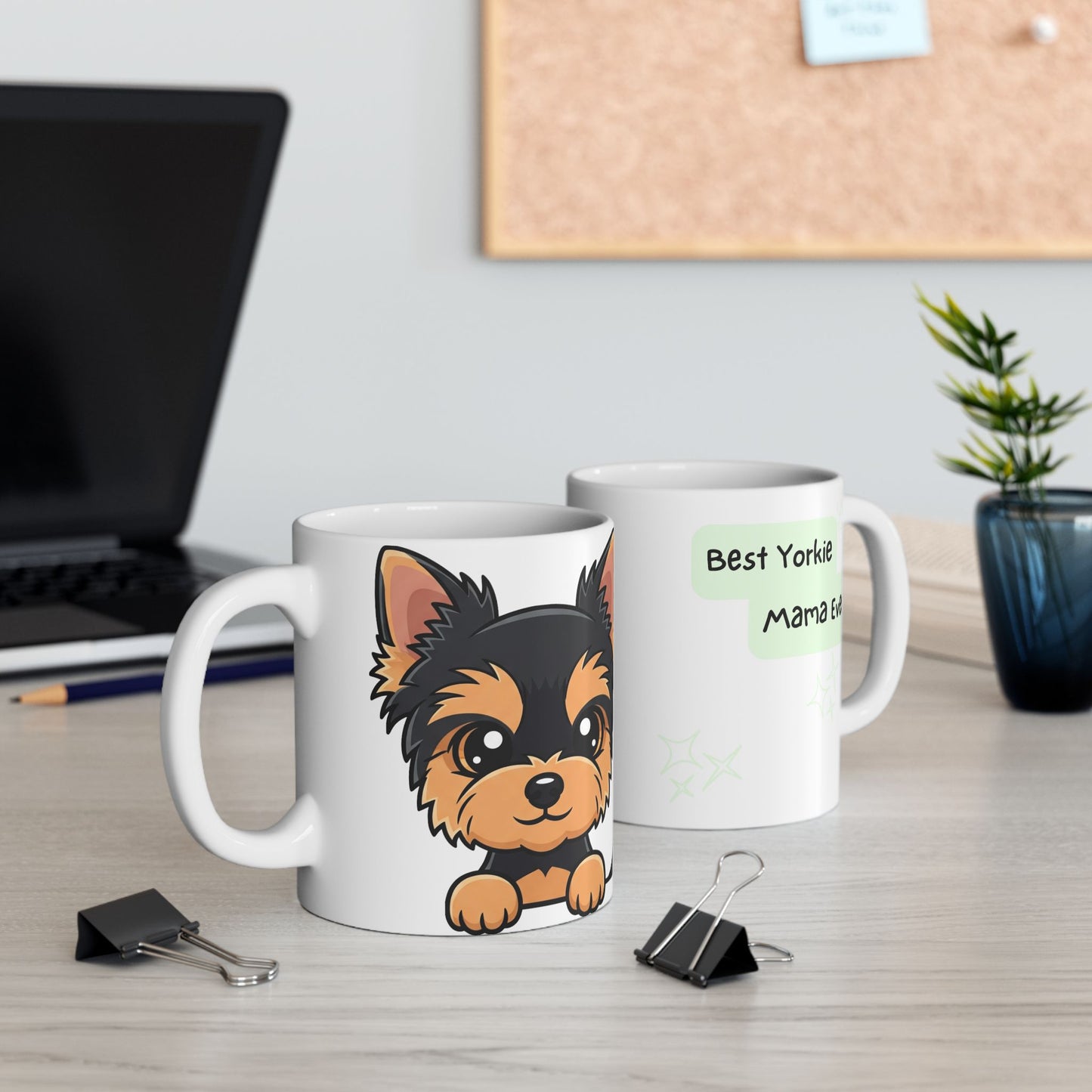 Yorkshire Terrier Peek-a-Boo Mug | Best Yorkie Mama Gift