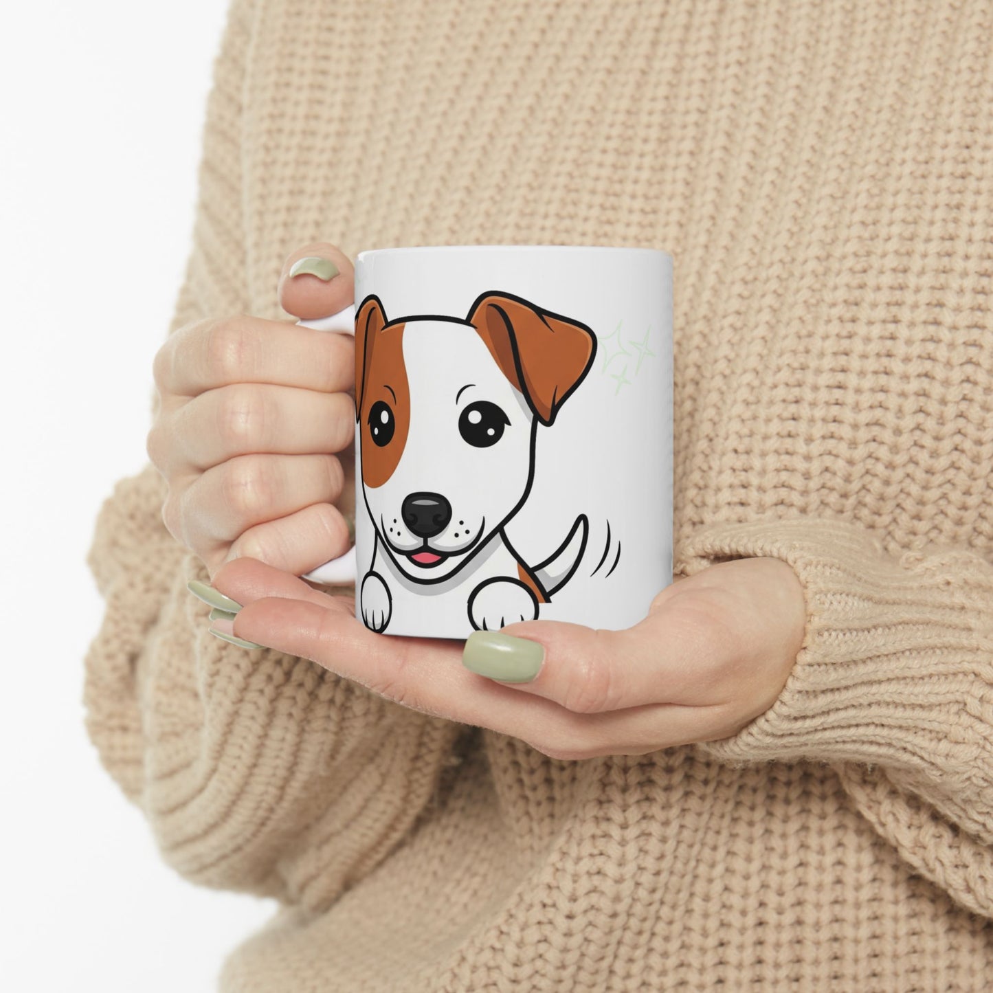 Jack Russell Terrier Peek-a-Boo Mug | Best Jack Russell Mama