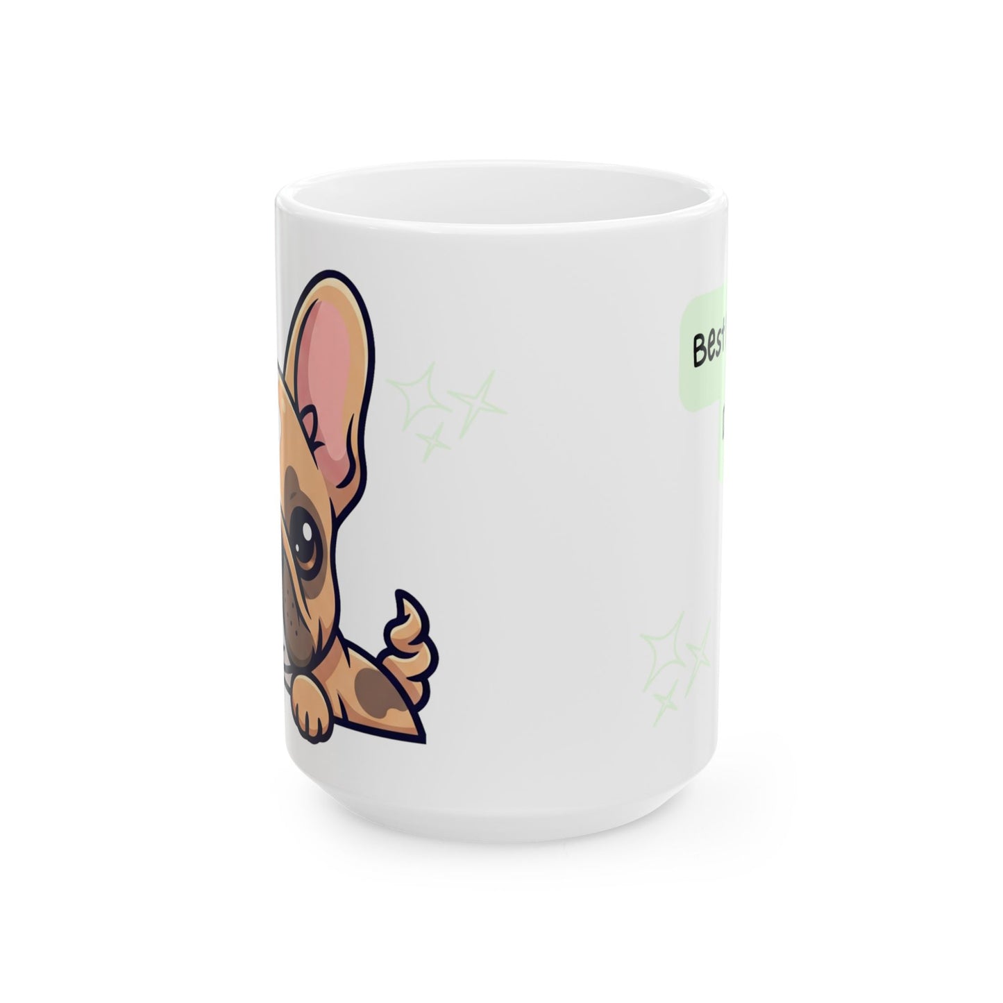 French Bulldog Peek-a-Boo Mug | Best Frenchie Daddy Gift