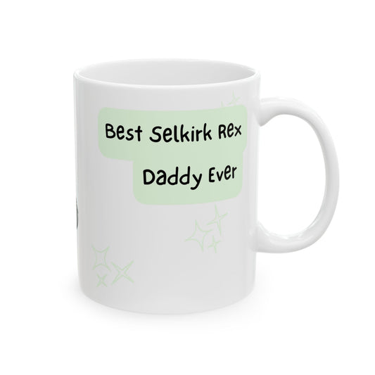 Selkirk Rex Peek-a-Boo Mug | Best Selkirk Rex Daddy Gift