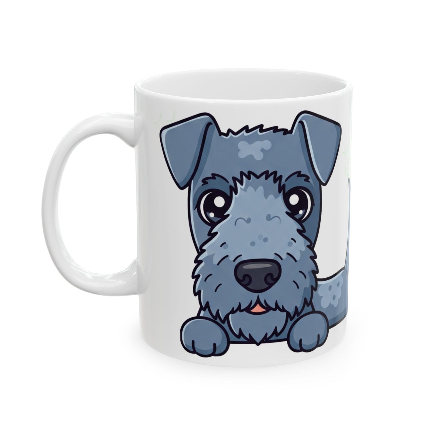 Kerry Blue Terrier Peek-a-Boo Mug | Best Kerry Blue Terrier Daddy Gift
