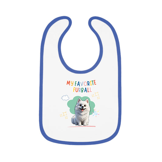 Samoyed Favorite Furball Baby Bib
