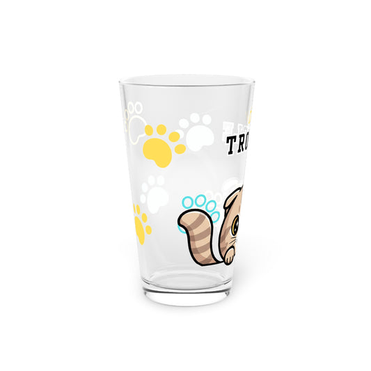 Scottish Fold Tiny Trouble Pint Glass