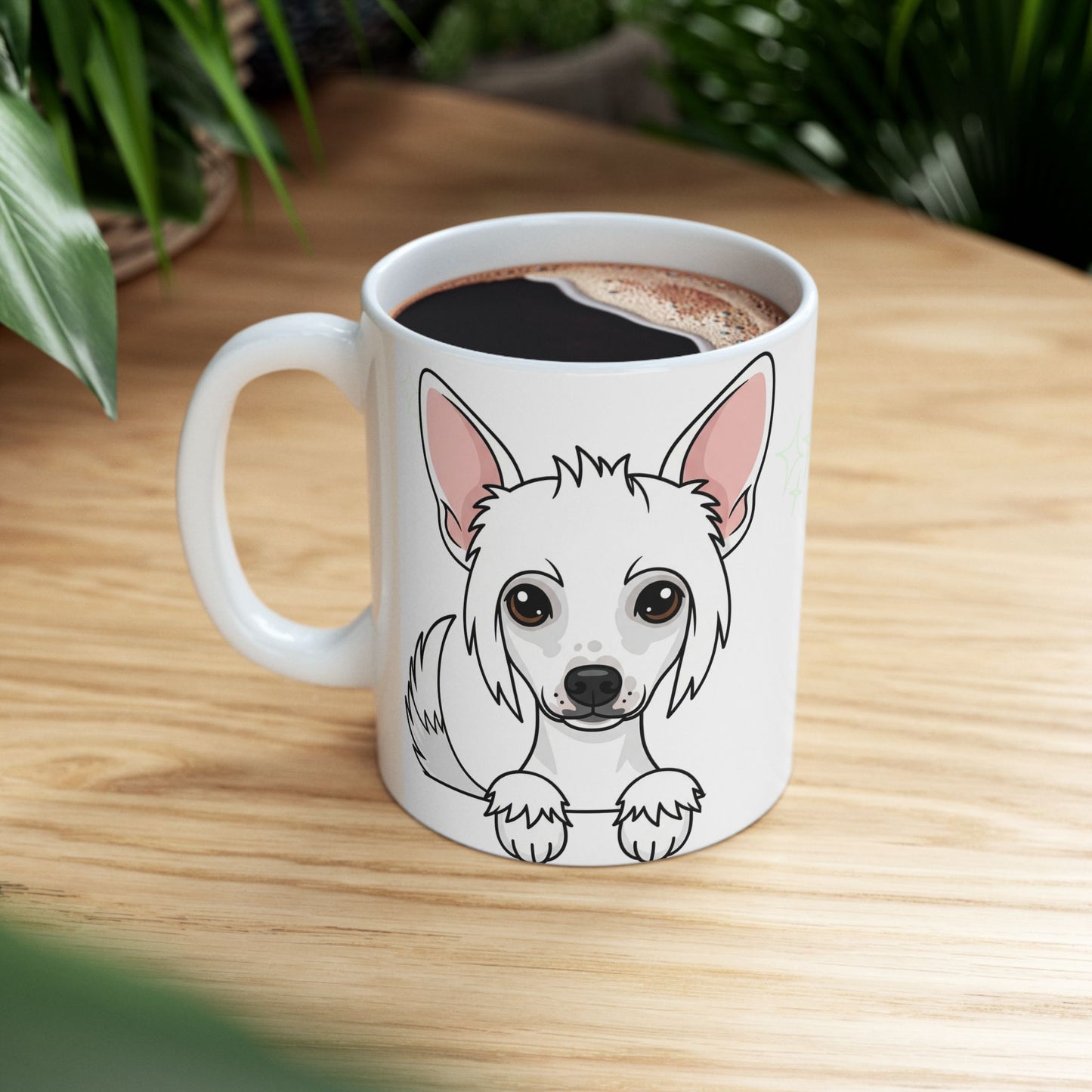 Chinese Crested Peek-a-Boo Mug | Best Chinese Crested Mama Gift