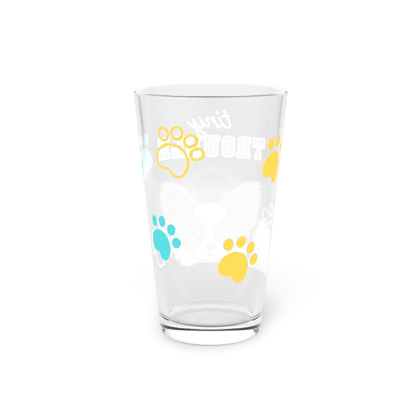 Papillon Tiny Trouble Pint Glass