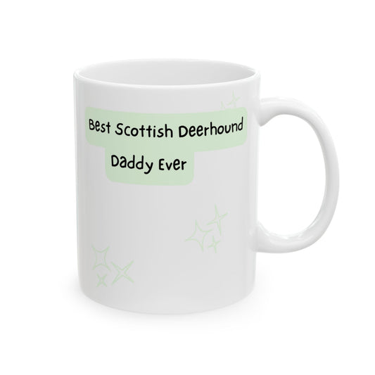 Scottish Deerhound Peek-a-Boo Mug | Best Scottish Deerhound Daddy Gift
