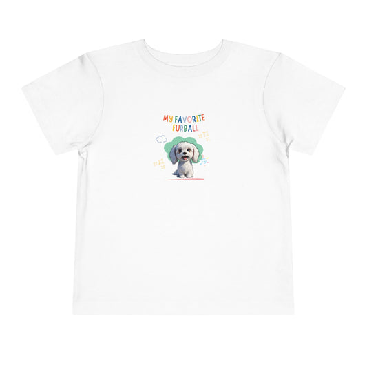Maltese Favorite Furball Toddler Tee